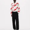 Kenzo Archive Rose’ Double Breasted Shirt in Cotton