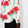 Kenzo Archive Rose’ Double Breasted Shirt in Cotton