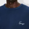 Kenzo Archive Rose’ Embroidered Outlined T-Shirt in Cotton Kenzo Archive Rose’ Embroidered Outlined T-Shirt in Cotton