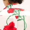 Kenzo Archive Rose’ Hawaiian Short Sleeve Shirt in Cotton Kenzo Archive Rose’ Hawaiian Short Sleeve Shirt in Cotton