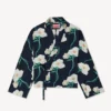 Kenzo Archive Rose’ Light Kimono Jacket in Cotton Kenzo Archive Rose’ Light Kimono Jacket in Cotton