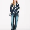 Kenzo Archive Rose’ Light Kimono Jacket in Cotton Kenzo Archive Rose’ Light Kimono Jacket in Cotton