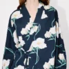 Kenzo Archive Rose’ Light Kimono Jacket in Cotton Kenzo Archive Rose’ Light Kimono Jacket in Cotton