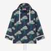 Kenzo Archive Rose’ Military Parka in Technical Taffeta