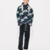 Kenzo Archive Rose’ Military Parka in Technical Taffeta