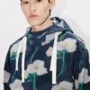 Kenzo Archive Rose’ Military Parka in Technical Taffeta