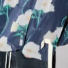 Kenzo Archive Rose’ Military Parka in Technical Taffeta