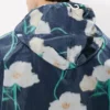 Kenzo Archive Rose’ Military Parka in Technical Taffeta