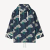 Kenzo Archive Rose’ Military Parka in Technical Taffeta