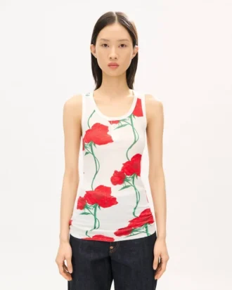 Kenzo Archive Rose’ Skinny Tank Top