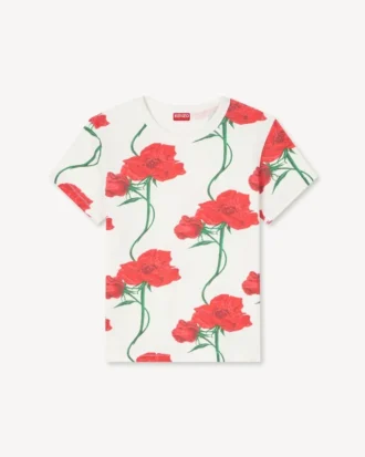 Kenzo Archive Rose’ T-Shirt in Cotton