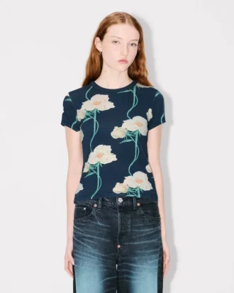 Kenzo Archive Rose’ T-Shirt in Cotton