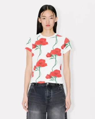 Kenzo Archive Rose’ T-Shirt in Cotton