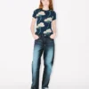 Kenzo Archive Rose’ T-Shirt in Cotton Kenzo Archive Rose’ T-Shirt in Cotton