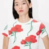 Kenzo Archive Rose’ T-Shirt in Cotton Kenzo Archive Rose’ T-Shirt in Cotton