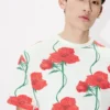 Kenzo Archive Rose’ T-Shirt in Cotton Kenzo Archive Rose’ T-Shirt in Cotton