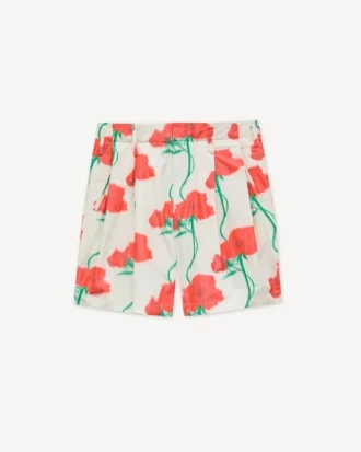 Kenzo Archive Rose’ Tailored Shorts in Technical Taffeta