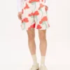 Kenzo Archive Rose’ Tailored Shorts in Technical Taffeta