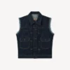 Kenzo Badges’ Cut off Trucker in Japanese Denim Kenzo Badges’ Cut off Trucker in Japanese Denim