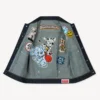 Kenzo Badges’ Cut off Trucker in Japanese Denim Kenzo Badges’ Cut off Trucker in Japanese Denim