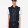 Kenzo Badges’ Cut off Trucker in Japanese Denim Kenzo Badges’ Cut off Trucker in Japanese Denim
