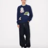 Kenzo Badges’ Embroidered Jumper in Cotton Wool