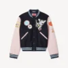 Kenzo Badges’ Embroidered Varsity Jacket in Wool Kenzo Badges’ Embroidered Varsity Jacket in Wool