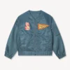 Kenzo Badges’ Light Collarless Bomber Kenzo Badges’ Light Collarless Bomber