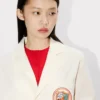 Kenzo Badges’ Light Workwear Jacket in Cotton Kenzo Badges’ Light Workwear Jacket in Cotton