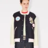 Kenzo Badges’ Oversized Varsity Blouson in Wool Kenzo Badges’ Oversized Varsity Blouson in Wool