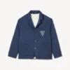 Kenzo Badges’ Quilted Workwear Jacket in Cupro Kenzo Badges’ Quilted Workwear Jacket in Cupro