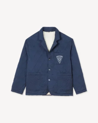 Kenzo Badges’ Quilted Workwear Jacket in Cupro