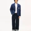 Kenzo Badges’ Quilted Workwear Jacket in Cupro Kenzo Badges’ Quilted Workwear Jacket in Cupro