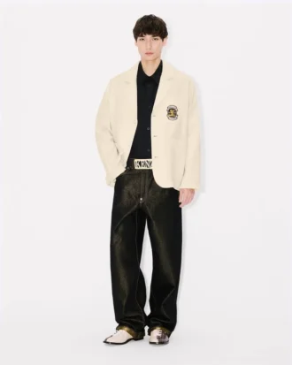 Kenzo Badges’ Workwear Jacket in Cotton