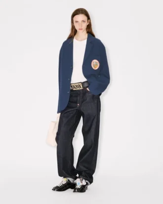 Kenzo Badges’ Workwear Jacket in Cotton