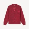 Kenzo Boke Heart’ Cardigan in Cotton Wool Kenzo Boke Heart’ Cardigan in Cotton Wool