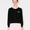 Kenzo Boke Heart’ Cardigan in Cotton Wool Kenzo Boke Heart’ Cardigan in Cotton Wool