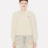 Kenzo Boke Heart’ Cardigan in Cotton Wool Kenzo Boke Heart’ Cardigan in Cotton Wool