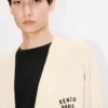 Kenzo Boke Heart’ Cardigan in Cotton Wool Kenzo Boke Heart’ Cardigan in Cotton Wool