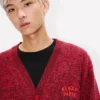 Kenzo Boke Heart’ Cardigan in Cotton Wool Kenzo Boke Heart’ Cardigan in Cotton Wool
