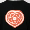 Kenzo Boke Heart’ Cardigan in Cotton Wool Kenzo Boke Heart’ Cardigan in Cotton Wool