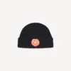 Kenzo Boke Heart’ Embroidered Beanie in Wool and Cotton