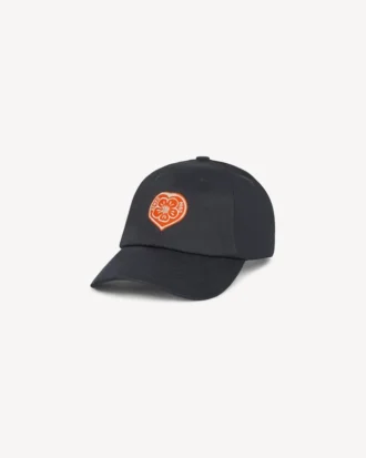 Kenzo Boke Heart’ Embroidered Cap in Cotton Kenzo Boke Heart’ Embroidered Cap in Cotton