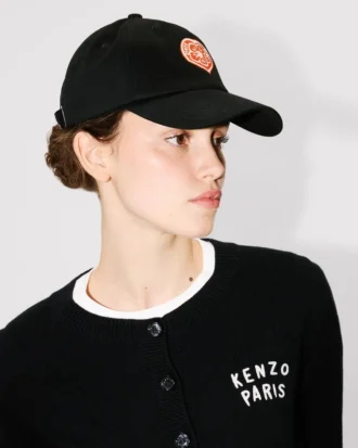 Kenzo Boke Heart’ Embroidered Cap in Cotton Kenzo Boke Heart’ Embroidered Cap in Cotton