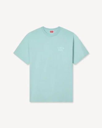 Kenzo Boke Heart’ Embroidered Loose T-Shirt in Cotton