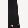 Kenzo Boke Heart’ Embroidered Scarf in Wool and Cotton