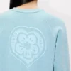 Kenzo Boke Heart’ Embroidered Sweatshirt in Cotton Kenzo Boke Heart’ Embroidered Sweatshirt in Cotton