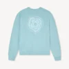 Kenzo Boke Heart’ Embroidered Sweatshirt in Cotton Kenzo Boke Heart’ Embroidered Sweatshirt in Cotton