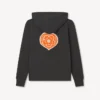 Kenzo Boke Heart’ Embroidered Zip up Hoodie in Cotton Kenzo Boke Heart’ Embroidered Zip up Hoodie in Cotton