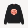 Kenzo Boke Heart’ Jumper in Cotton Wool